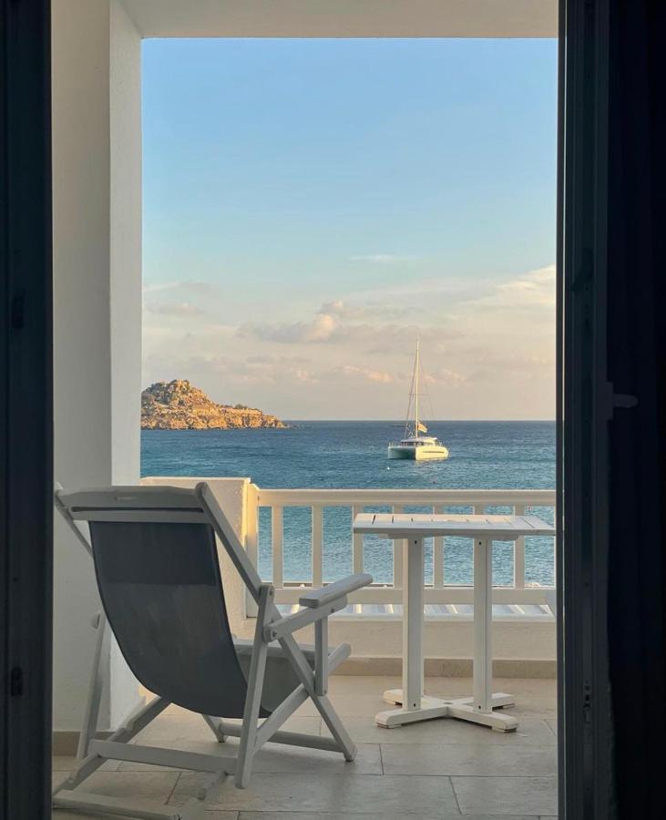 Acrogiali Beachfront Hotel Mykonos Platis Gialos Exterior foto