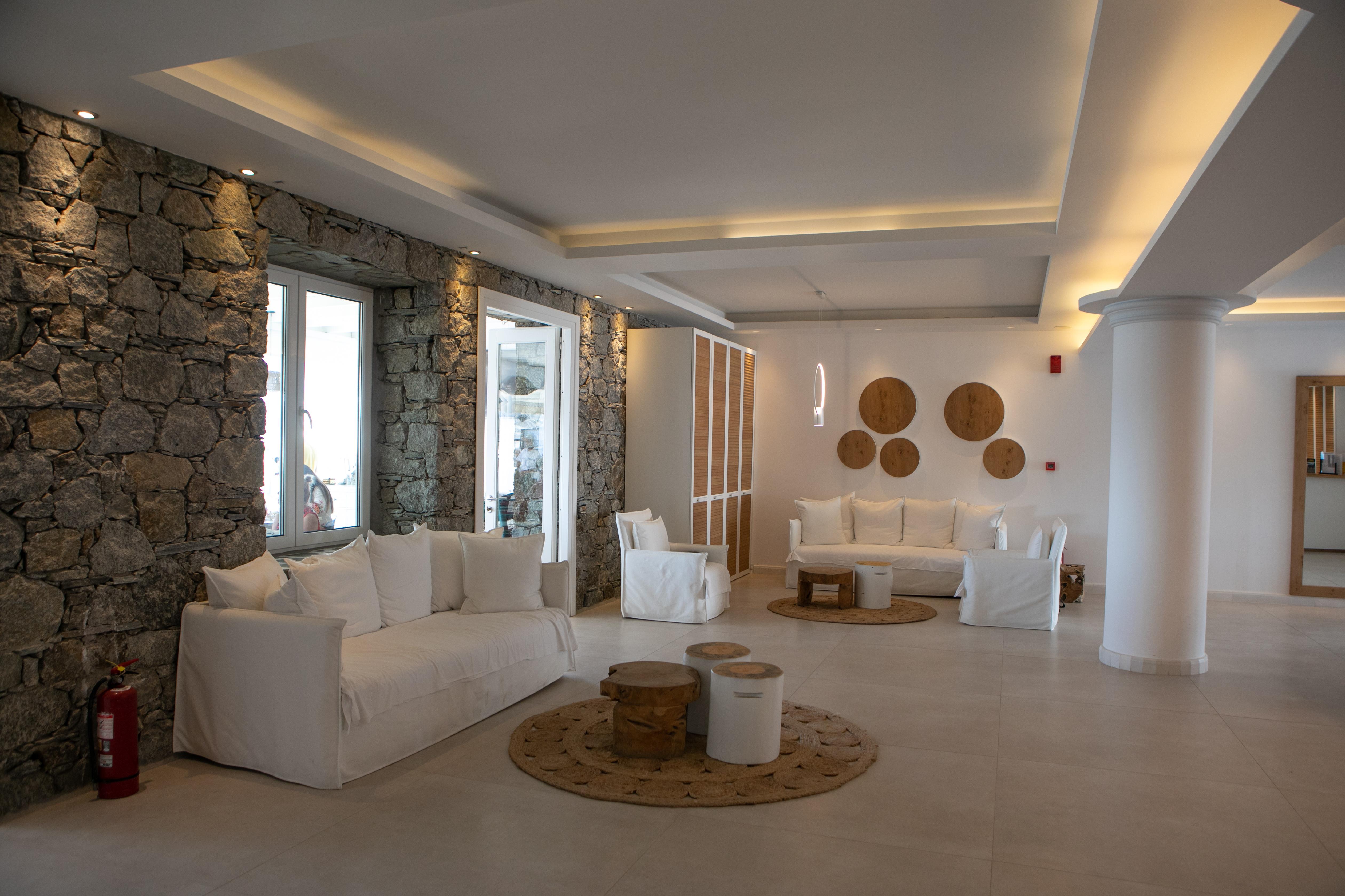 Acrogiali Beachfront Hotel Mykonos Platis Gialos Exterior foto