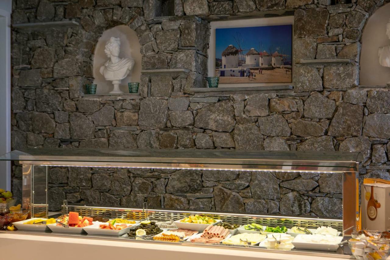 Acrogiali Beachfront Hotel Mykonos Platis Gialos Exterior foto